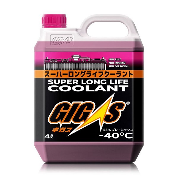 фото Антифриз GIGAS Super Long Life Coolant -40 розовый 4л 