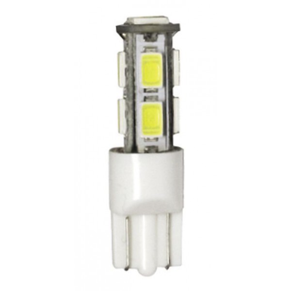 фото Светодиод Маяк 12V T10-W 10SMD (5630) White 