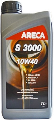 фото Моторное масло ARECA S3000 10W-40 1л 