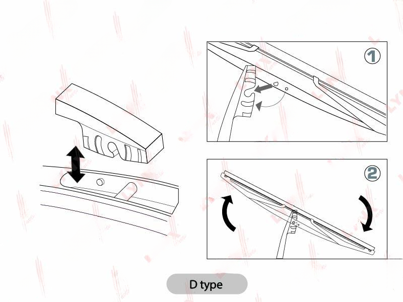 фото Щетка стеклоочистителя задняя LYNXauto 12"/30см LR30D 