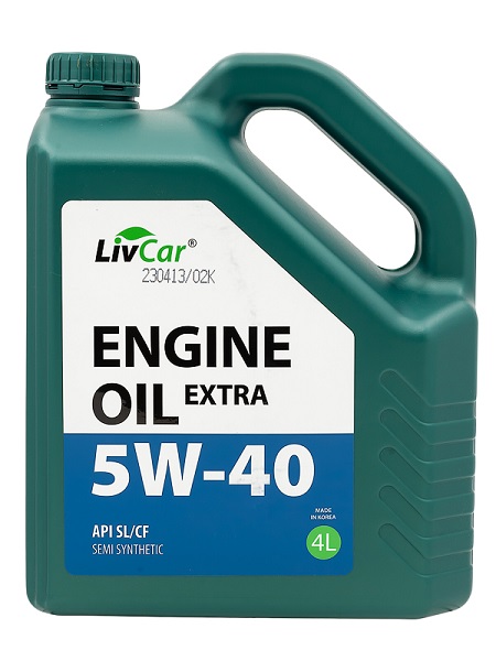 фото Моторное масло LIVCAR ENGINE OIL EXTRA 5W-40 SL/CF 4л 