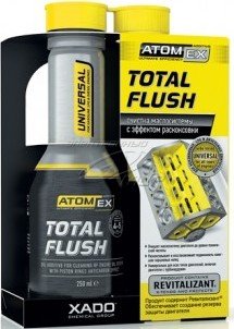 фото XADO Atomex TotalFlush Очиститель маслосистемы 250 мл 