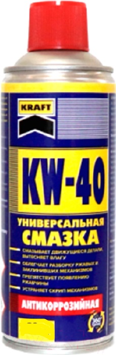 фото Смазка Универсальная Kraft KW-40 400мл (с поворотным распылителем) 