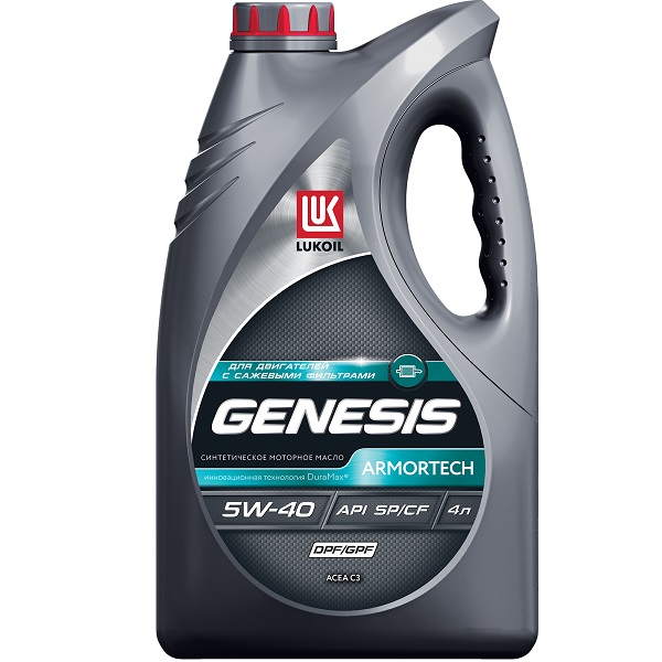 фото Моторное масло Лукойл Genesis Armortech DPF/GPF 5W-40 4л 
