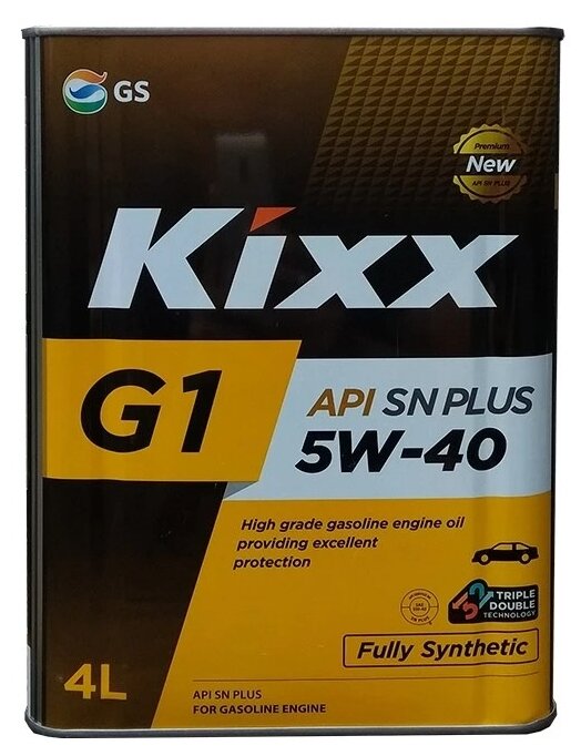 фото Моторное масло KIXX G1 5W-40 SN Plus 4л 