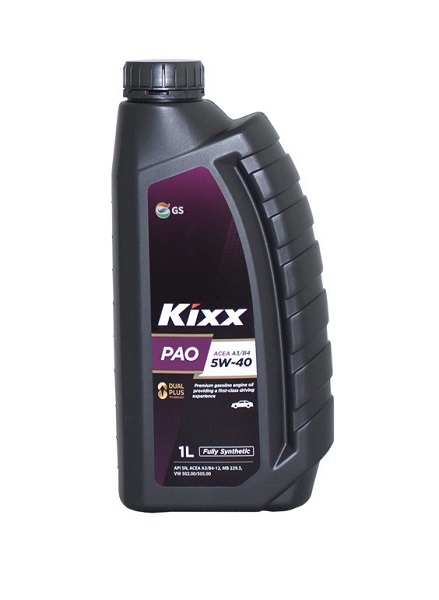 фото Моторное масло KIXX PAO 5W-40 SN/CF A3/B4 1л 