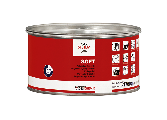 фото Шпатлевка п/э наполн. Soft 0,9кг Vosschemie 130853 