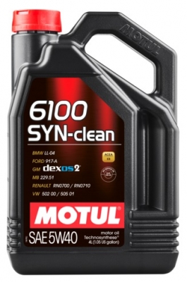 фото Моторное масло MOTUL 6100 SYN-NERGY 5W-40 4л 