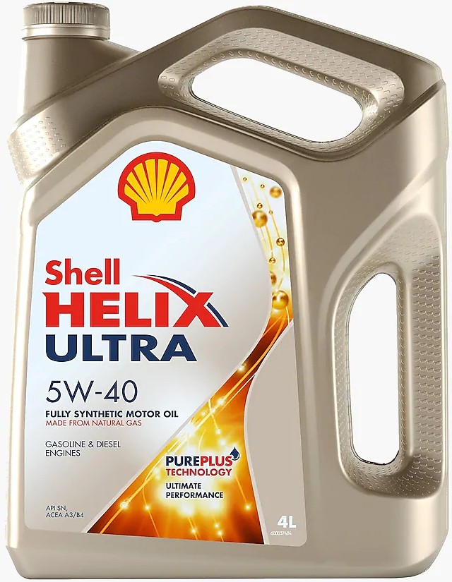 фото Моторное масло Shell Helix Ultra 5W-40 4л 