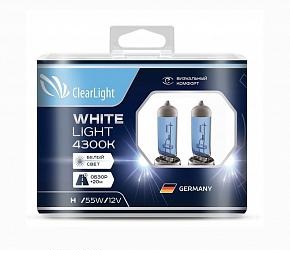 фото Автолампа Clearlight WhiteLight H7 12V-55W 2шт + W5W Blue Vision 2шт 