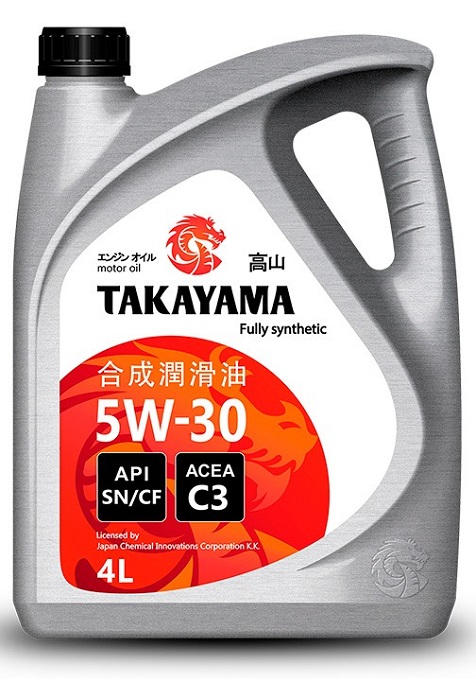 фото Моторное масло TAKAYAMA Synt SN/CF 5W-30 C3  4л 