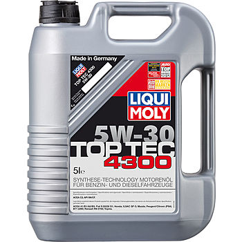 фото Моторное масло Liqui Moly Top Tec 4300 5W-30 SN/CF 1л 