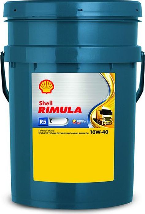 Картинка Моторное масло Shell Rimula R5 E 10w-40 20л. 