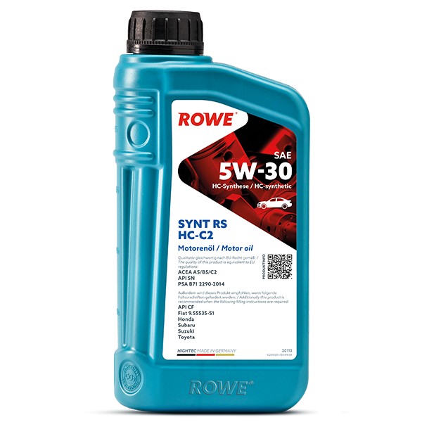 фото Моторное масло ROWE HIGHTEC SYNT RS 5W-30 HC-C2 1л. 
