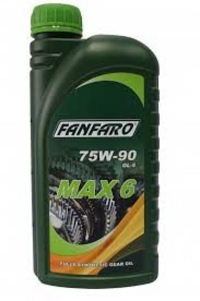 Картинка Трансмиссионное масло Fanfaro MAX 6 SAE 75w-90 API GL5 1L 