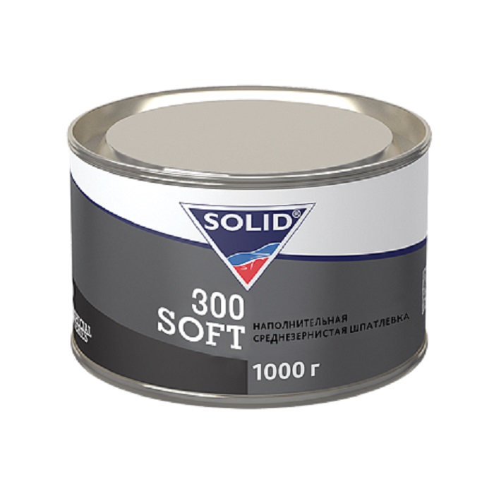 фото Шпатлевка наполнительная среднезернистая SOLID 300 SOFT 1000 г 