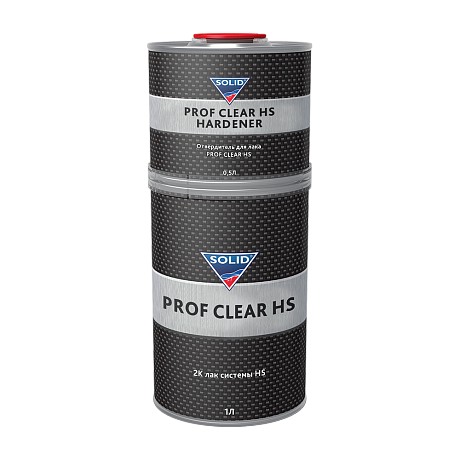 фото Лак SOLID Prof Clear HS 2K 1000+500мл 