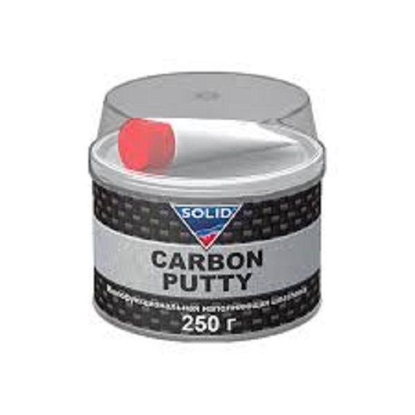 фото Шпатлевка наполнительная с карбоновой нитью 250 гр. SOLID Professional Line Carbon Putty 