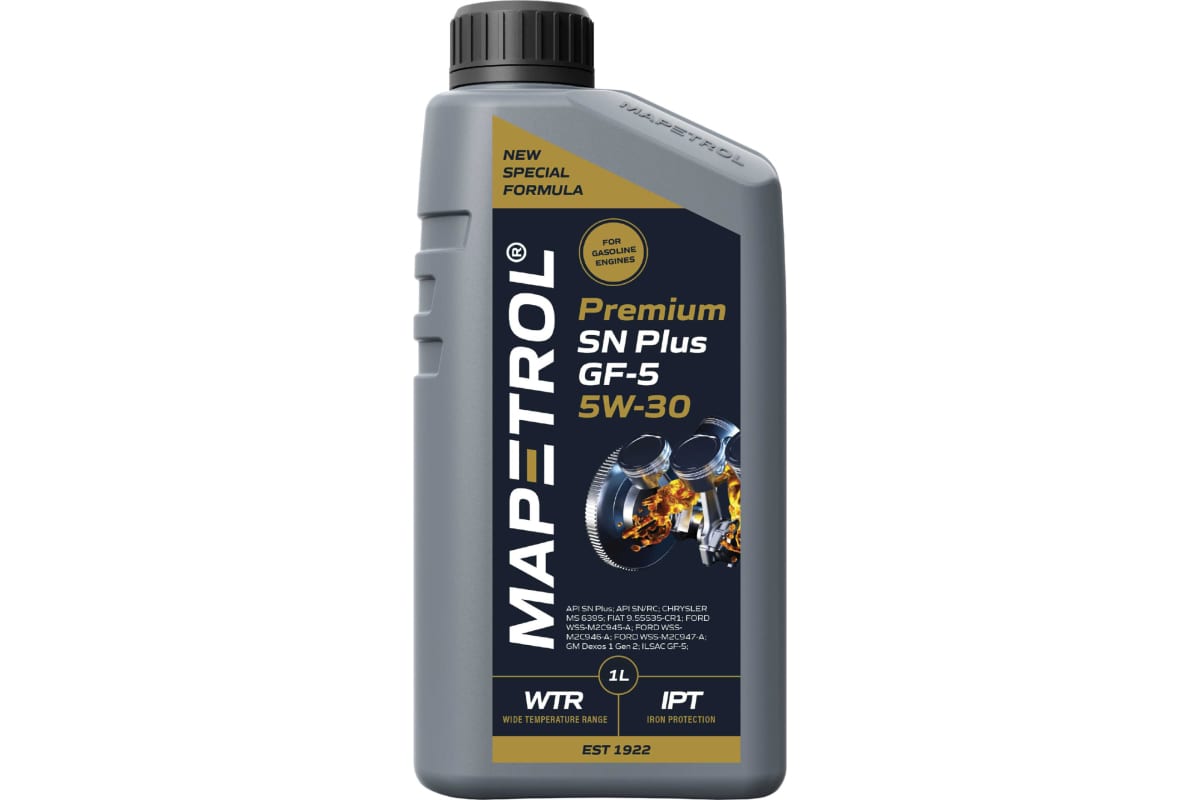 фото Моторное масло MAPETROL PREMIUM SN PLUS GF-5 5W30 1л. 