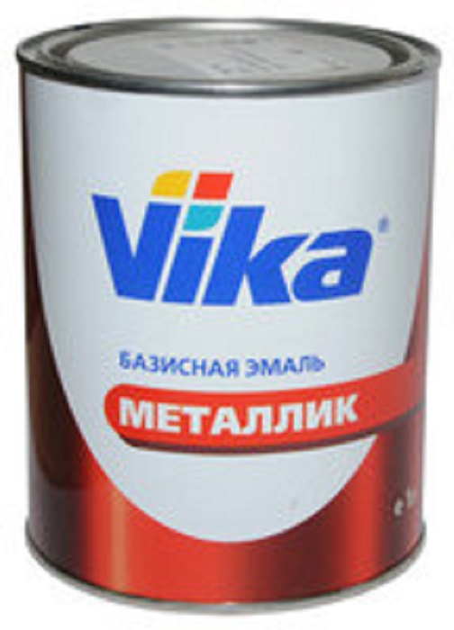 фото Vika Автоэмаль металлик 8020 базовая белая 0,9 кг 