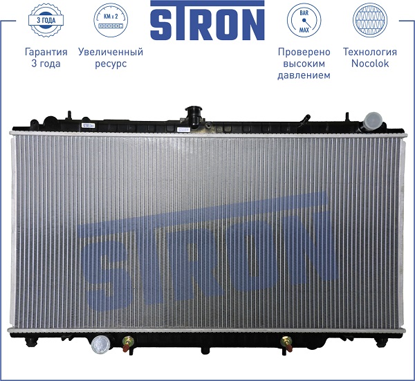 фото Радиатор двигателя STRON STR0040 Nissan Patrol III (Y61) 