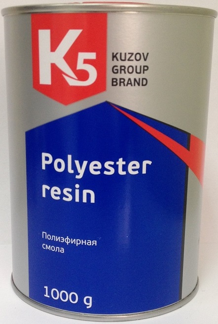 фото Смола полиэфирная К5 с отвердителем Polyester resin 1000 г 