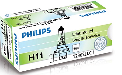 фото Автолампа Philips H11 12V 55W Long Life Eco 