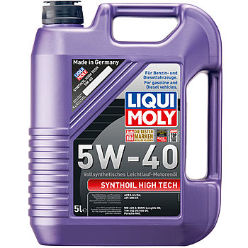фото Моторное масло Liqui Moly Synthoil High Tech 5W-40 SM/CF 5л 