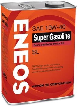 фото Моторное масло ENEOS Turbo Gasoline  SL 10W-40 4л. 