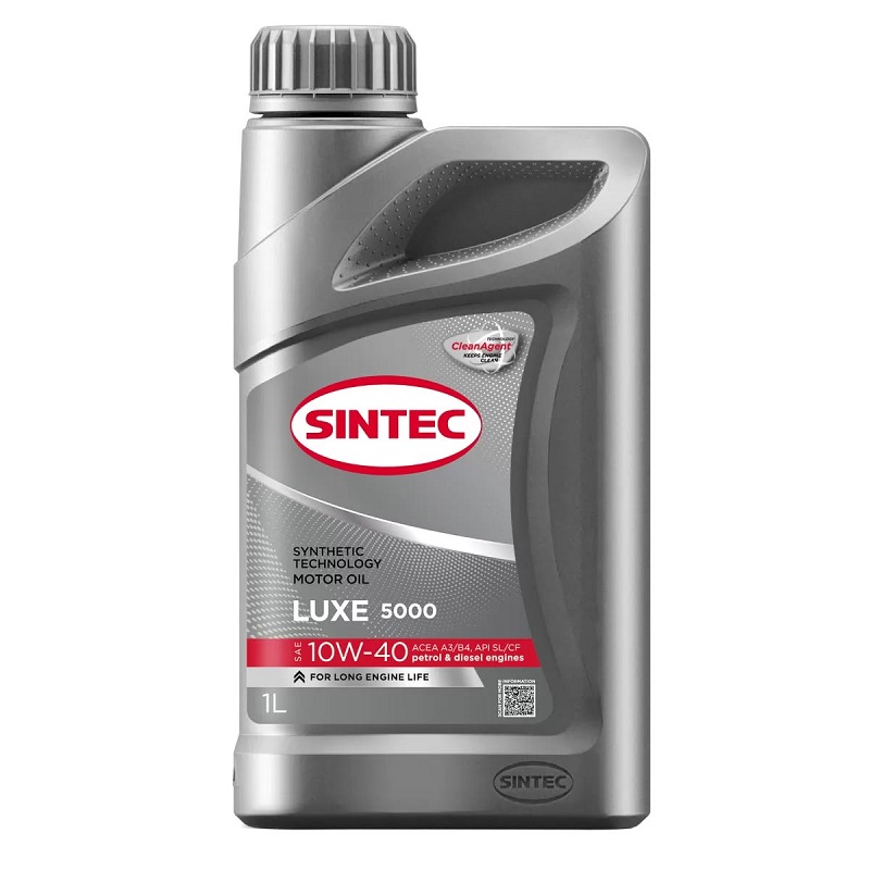 фото Моторное масло SINTEC LUXE 5000 SAE 10W-40 SL/CF 1л 