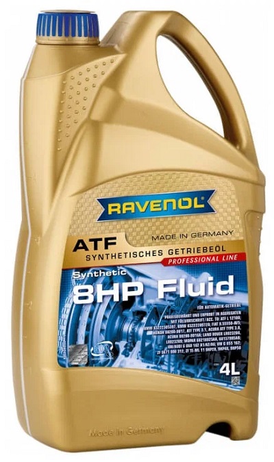 фото Трансмиссионное масло RAVENOL ATF 8 HP Fluid 4л 