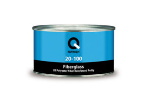 фото Шпатлевка Q-refinish Fibreglass Putty (green) 1кг. 