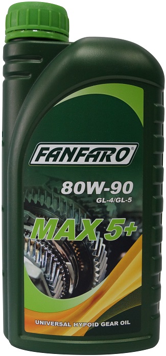 Картинка Трансмиссионное масло Fanfaro MAX-5+ SAE 80w-90 API GL-4/GL-5 1L 