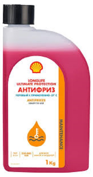 фото Антифриз Shell Longlife Ultimate prot. G12+ красный 1кг 