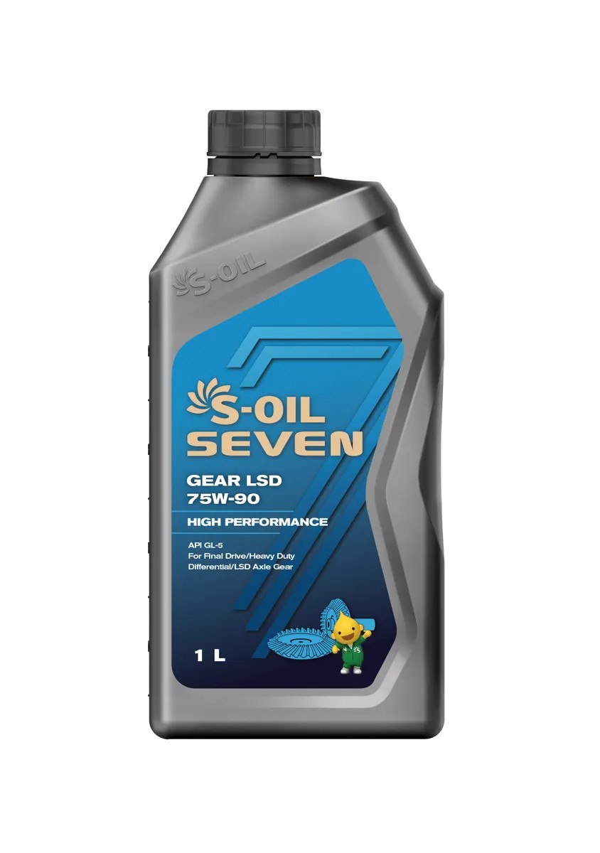 фото Трансмиссионное масло S-OIL 7 GEAR LSD 75W-90 1L 