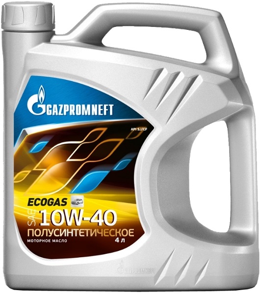 фото Моторное масло Gazpromneft Ecogas 10W-40 4л 