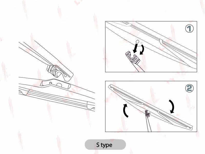 фото Щетка стеклоочистителя задняя LYNXauto 12"/30см LR30S 