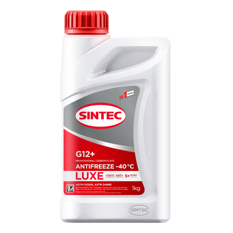 фото Антифриз Sintec LUXE G12+ (-40) красный 1кг  