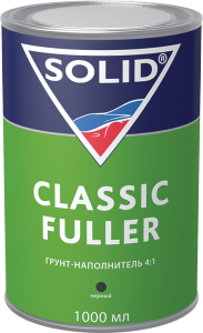 фото Грунт-наполнитель 4:1 серый SOLID Classic Fuller 1000+250мл. 
