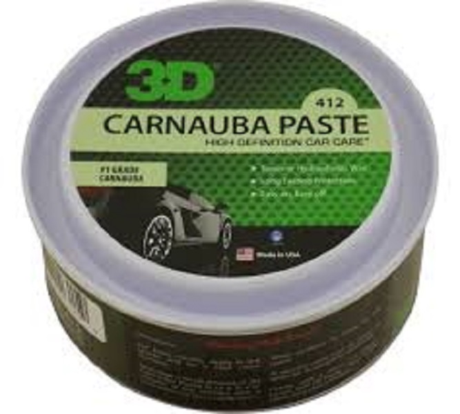 фото Восковое покрытие 3D 412 Carnauba Paste Wax паста 0,33л 