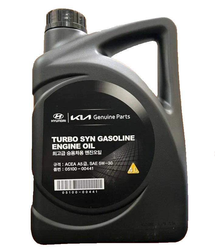 фото Моторное масло для Hyundai Turbo SYN Gasoline Engine Oil SAE 5W-30 4 л 