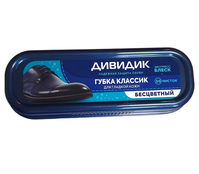 фото Губка для обуви Дивидик Классик антипыль  
