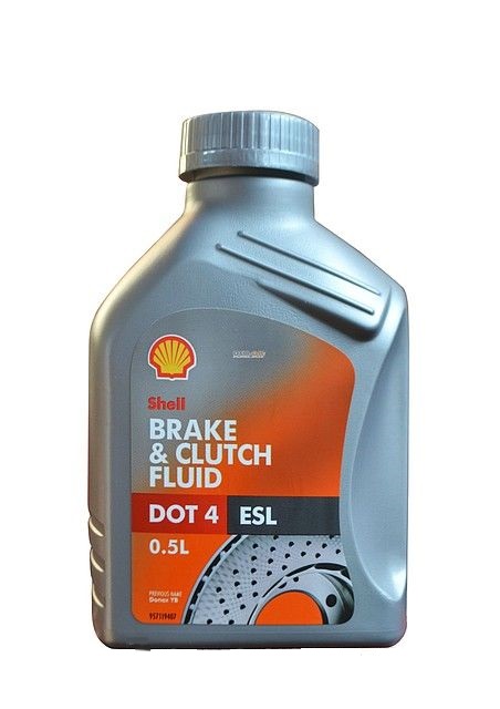 Картинка Тормозная жидкость Shell Brake Clutch fluid DOT4 ESL 0,5л. 