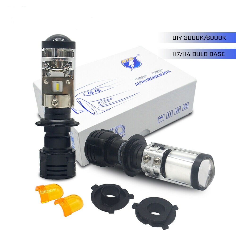 фото Светодиодные лампы A8 H4/H7 2 шт Bi-LED LENS 