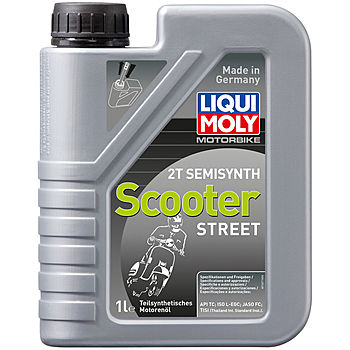 фото Моторное масло Liqui Moly Motorrad Scooter 2T Basic 1л.х2шт+1680 (3983) п/синт. для скутеров  