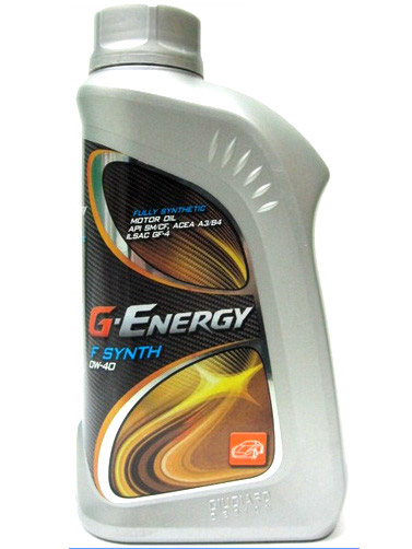 фото Моторное масло G-Energy F Synth 0W-40 API SM/CF 1л 