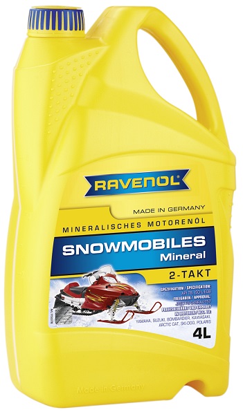 фото Масло для 2-Такт снегоходов RAVENOL Snowmobiles Mineral 2-Takt ( 4л) 