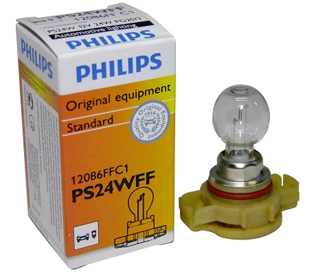 фото Автолампа PS24W Philips HiPerVision FF 12V 24W 12086FFC1 