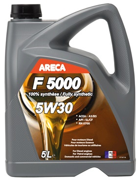 фото Моторное масло ARECA F5000 5W-30, 4л 