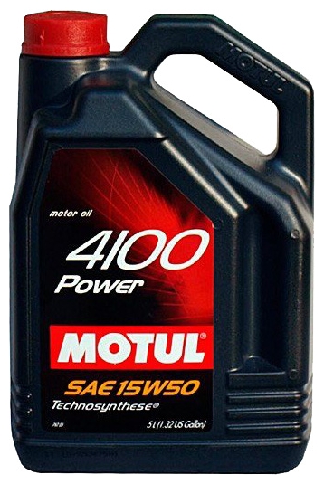 фото Моторное масло MOTUL 4100 Power 15W-50 4л. 